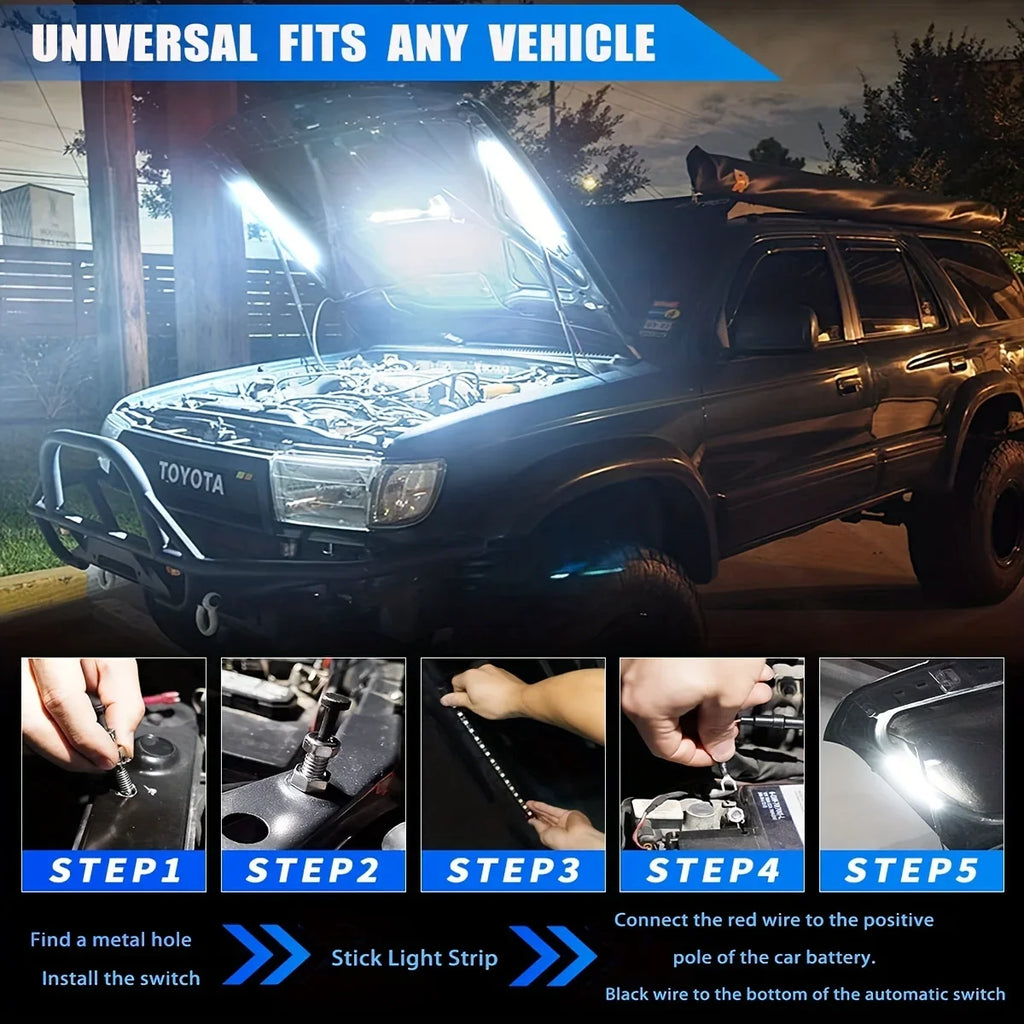 Universal LED Under-Hood Light Bar Kit