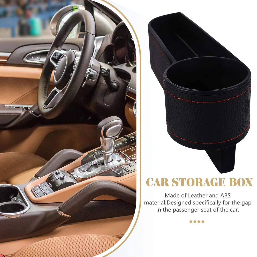 Car Seat Gap Storage Container ABS Rhinestone Design Front Passenger Multifunctional Sundries Case Organizer for GPS
