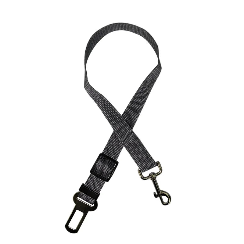 New Adjustable Dog Car Seat Belt Retractable Pet Safety Leash Crash-Proof Vehicle Travel Essential for Dogs