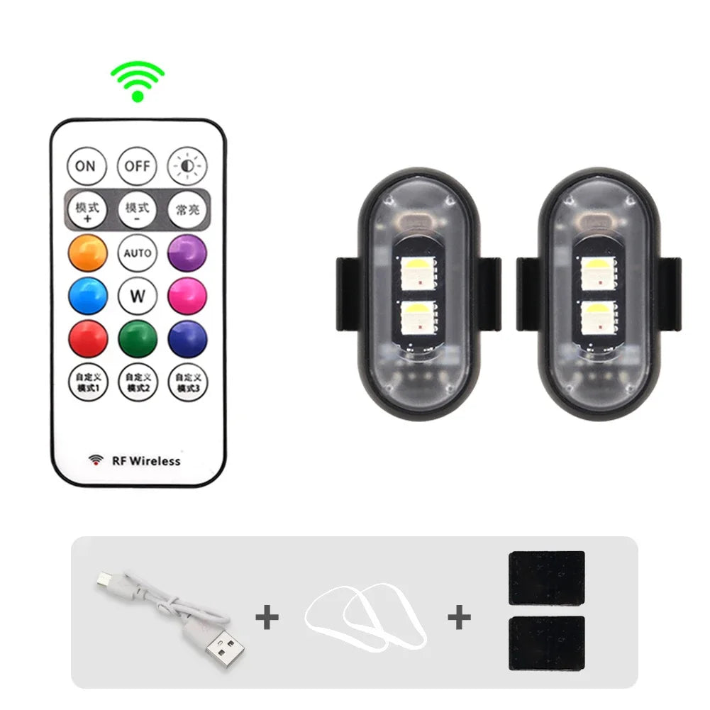 RGB LED Strobe Light for Motorcycles
