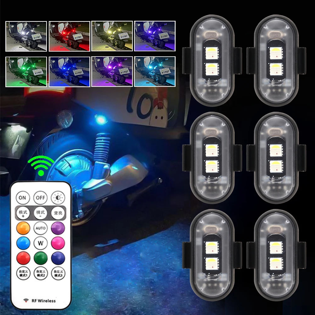 RGB LED Strobe Light for Motorcycles
