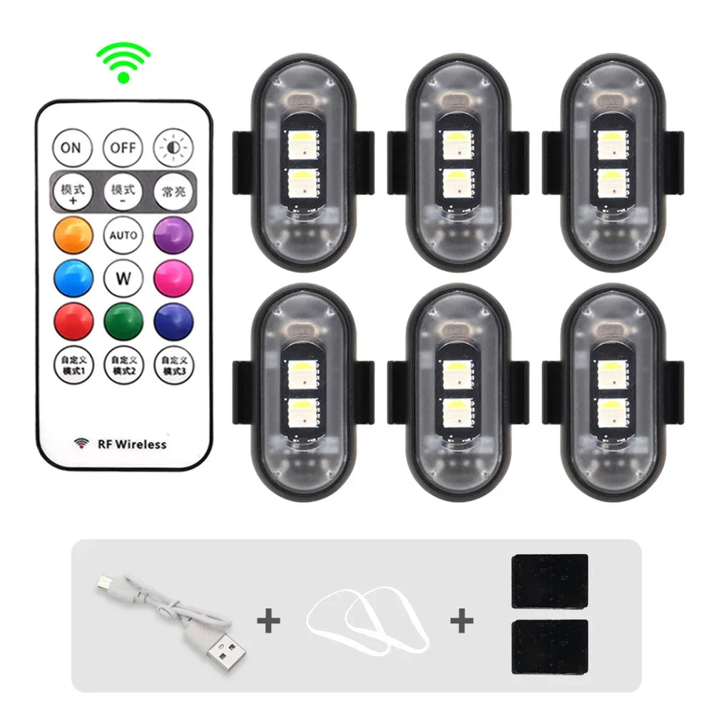 RGB LED Strobe Light for Motorcycles