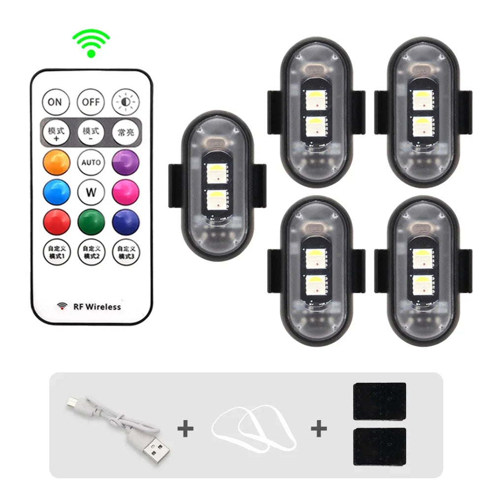 RGB LED Strobe Light for Motorcycles