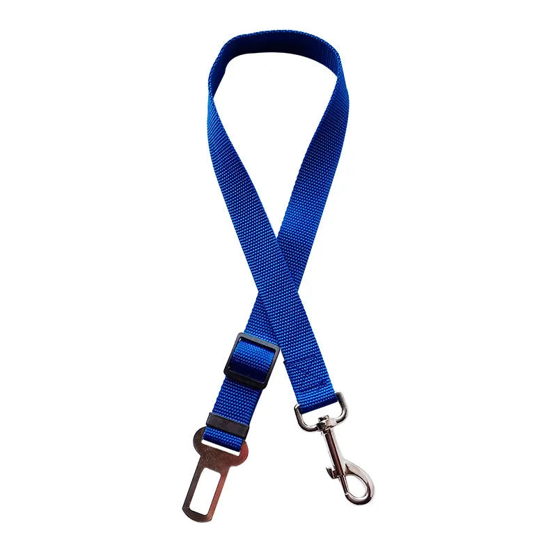 New Adjustable Dog Car Seat Belt Retractable Pet Safety Leash Crash-Proof Vehicle Travel Essential for Dogs
