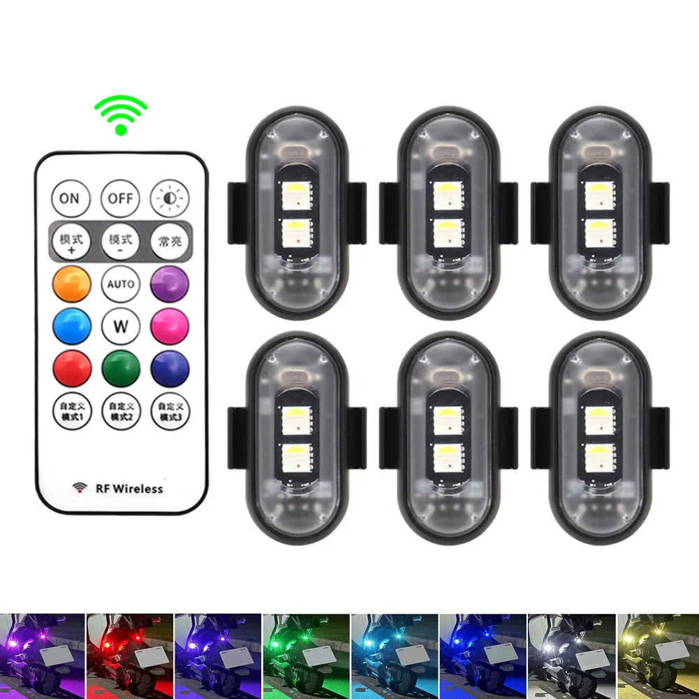 RGB LED Strobe Light for Motorcycles
