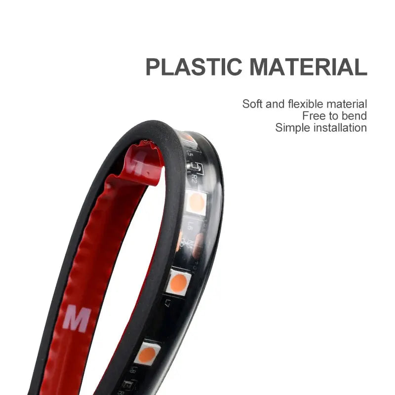 Car LED Ambient Foot Light Strip – USB Powered Neon Backlight for Interior Decoration