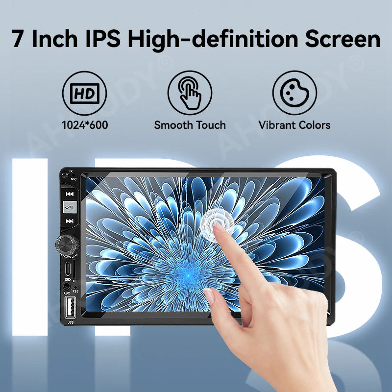 Touchscreen Car Stereo with Wireless CarPlay, Android Auto & Backup Camera