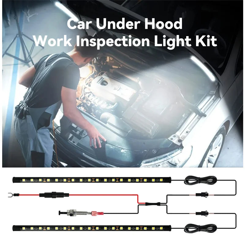 Universal LED Under-Hood Light Bar Kit