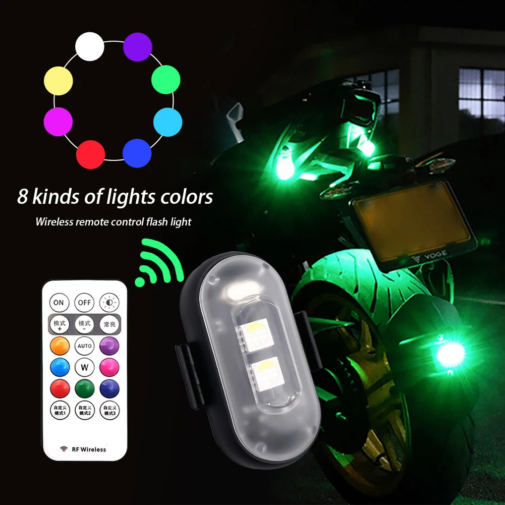 RGB LED Strobe Light for Motorcycles