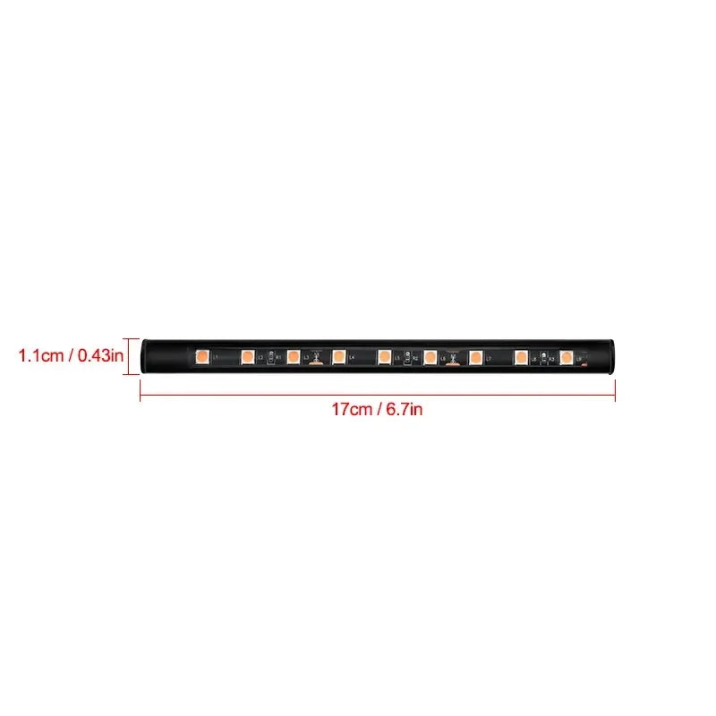 Car LED Ambient Foot Light Strip – USB Powered Neon Backlight for Interior Decoration