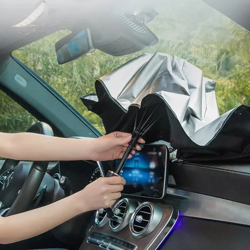 Folding Car Sunshade Umbrella for Windshield