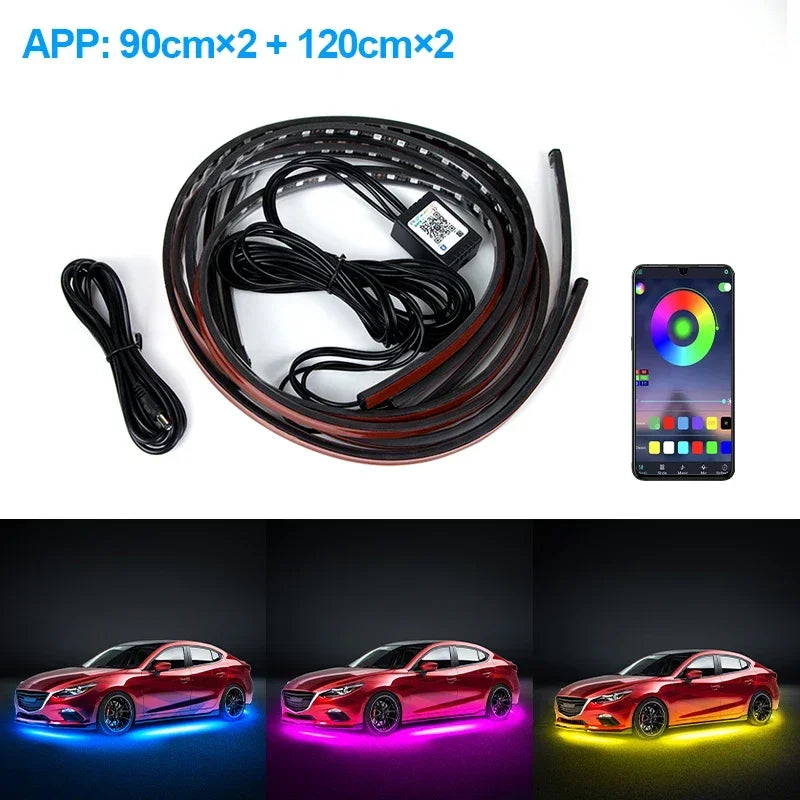 RGB Neon Underglow Lights