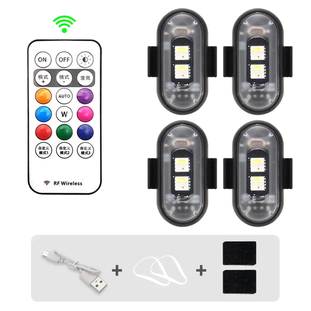RGB LED Strobe Light for Motorcycles